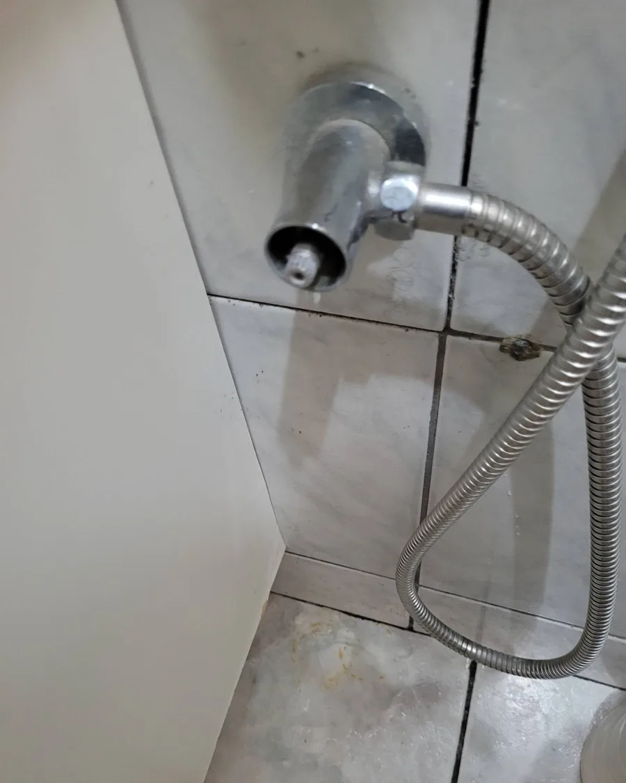 Ducha higiênica instalada em banheiro por encanador no Jardim Esplanada, Tatuí