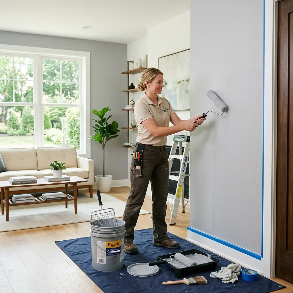Pintor Tatuí — aplicação de pintura residencial de alto padrão